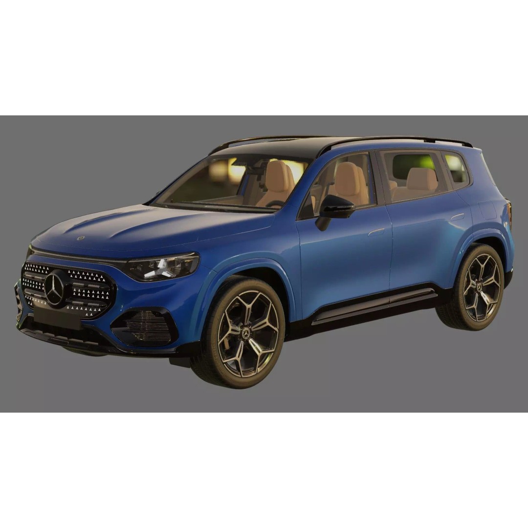 Mercedes-Benz GLB 2027 AMG-Line 3D Model – High Poly SUV with Interior - View 22