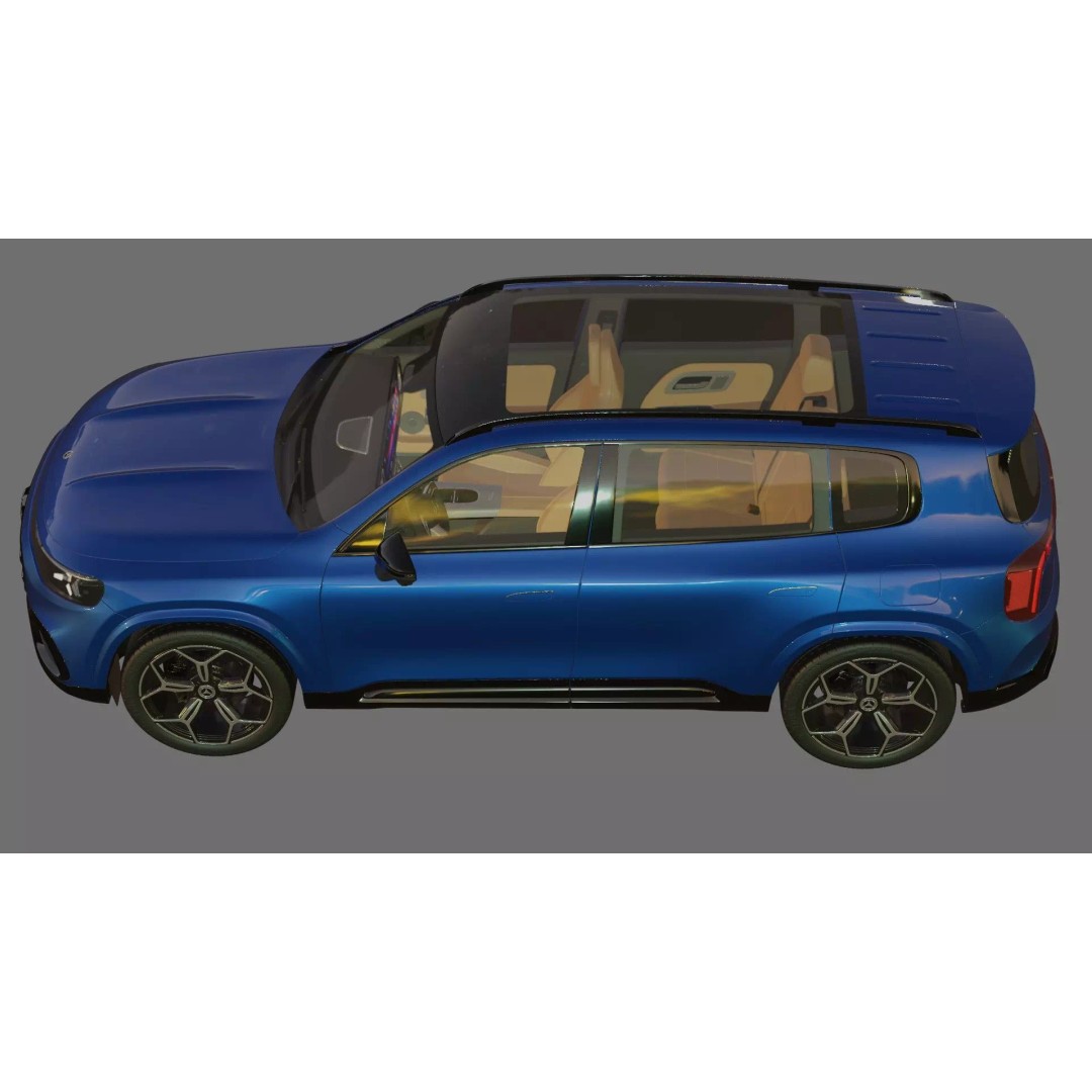 Mercedes-Benz GLB 2027 AMG-Line 3D Model – High Poly SUV with Interior - View 24