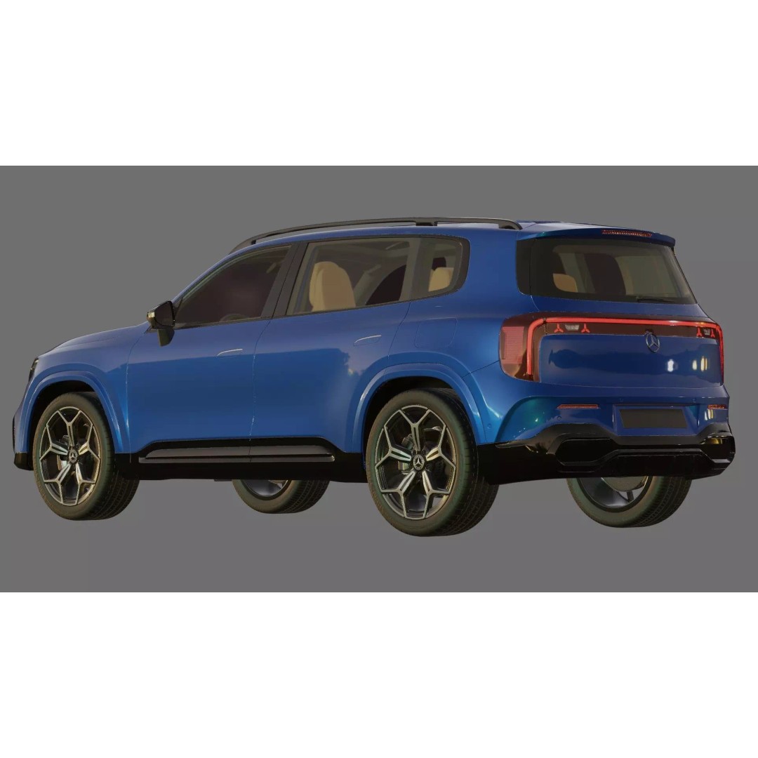 Mercedes-Benz GLB 2027 AMG-Line 3D Model – High Poly SUV with Interior - View 28