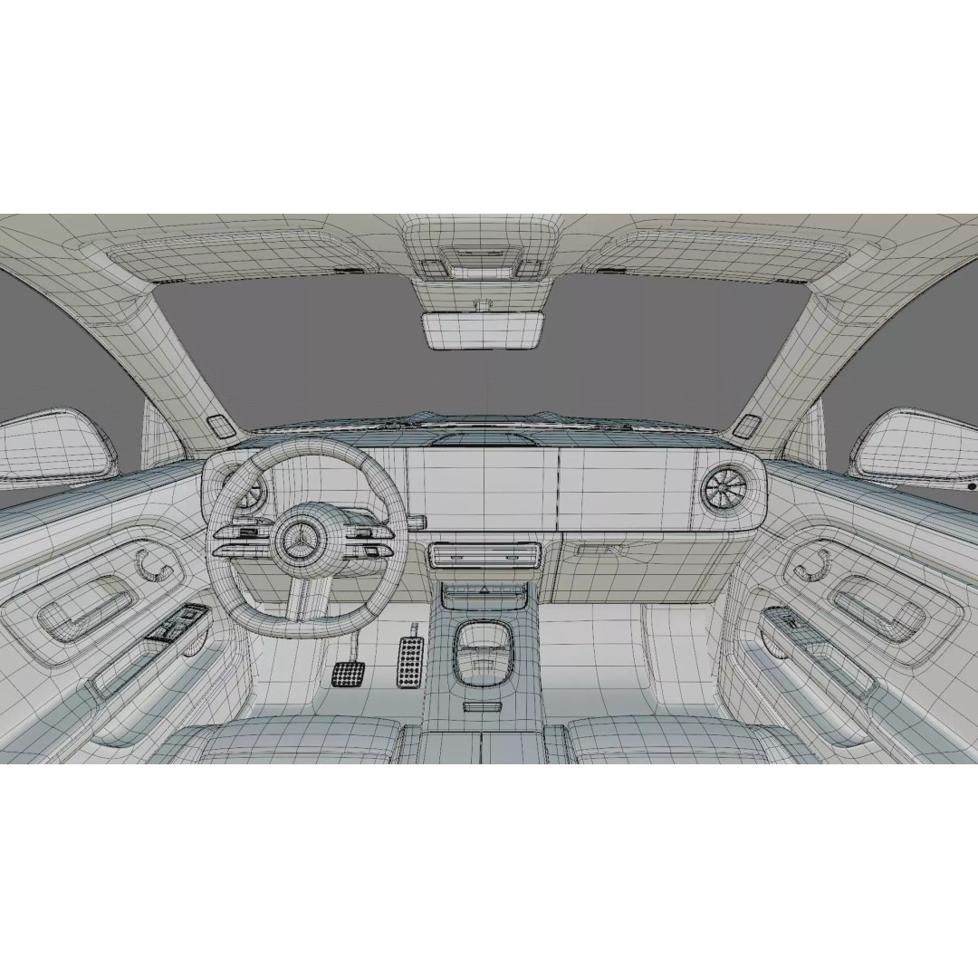 Mercedes-Benz GLB 2027 AMG-Line 3D Model – High Poly SUV with Interior - View 38