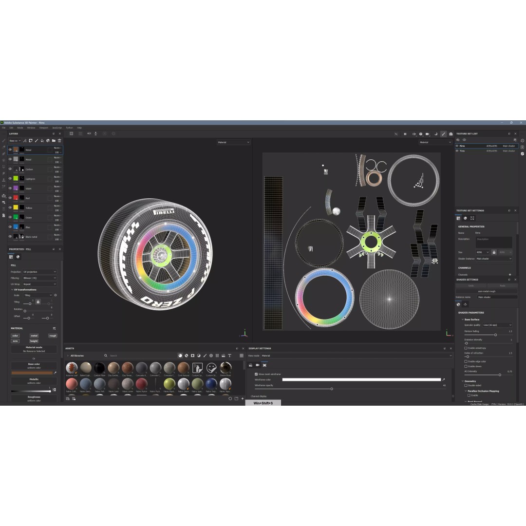 F1 McLaren MCL40 3D Model – PBR Racing Car with Textures, FBX, Blender