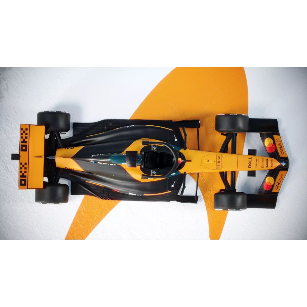 F1 McLaren MCL40 3D Model – PBR Racing Car with Textures, FBX, Blender - View 13