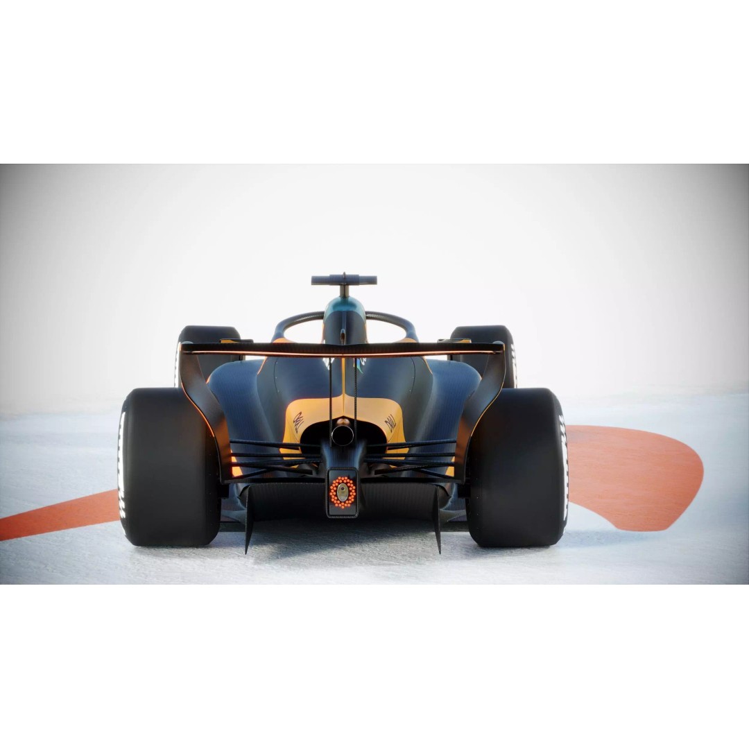 F1 McLaren MCL40 3D Model – PBR Racing Car with Textures, FBX, Blender - View 15
