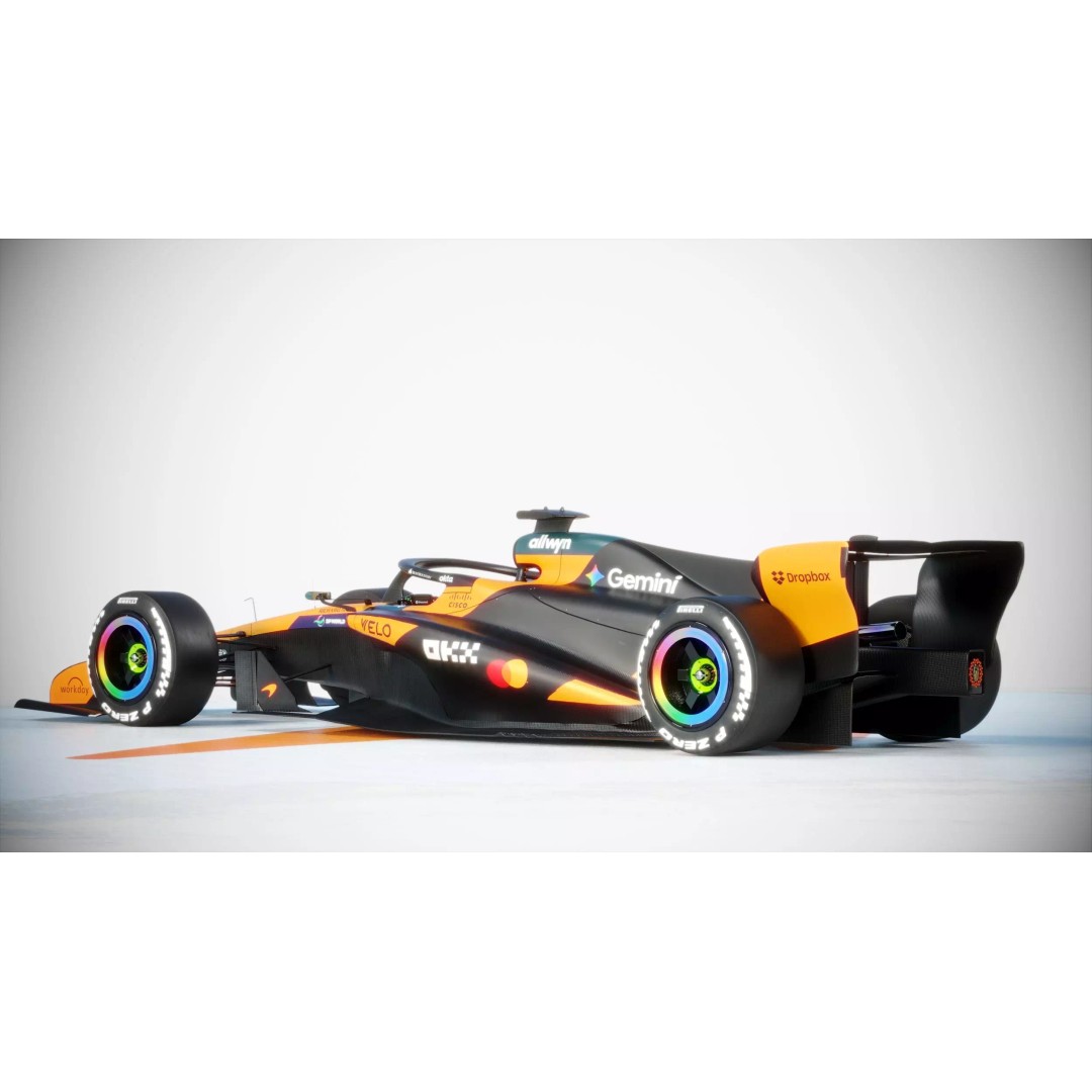 F1 McLaren MCL40 3D Model – PBR Racing Car with Textures, FBX, Blender - View 16