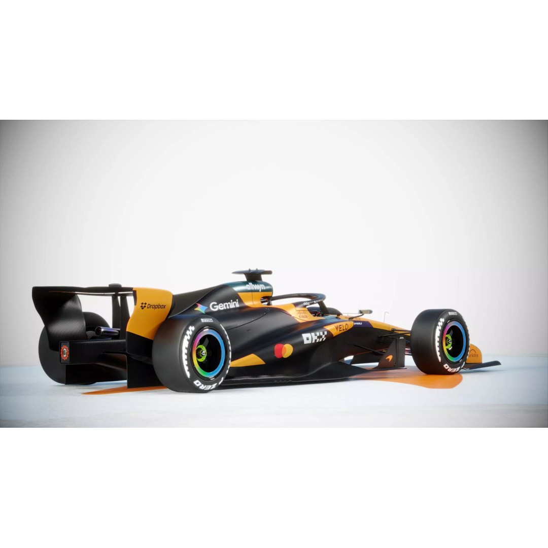 F1 McLaren MCL40 3D Model – PBR Racing Car with Textures, FBX, Blender - View 18