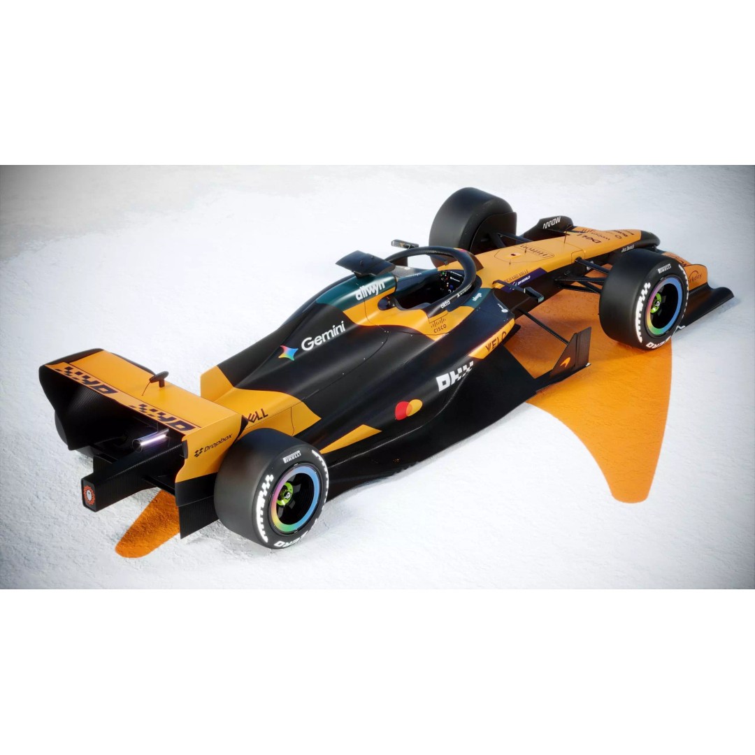 F1 McLaren MCL40 3D Model – PBR Racing Car with Textures, FBX, Blender - View 19