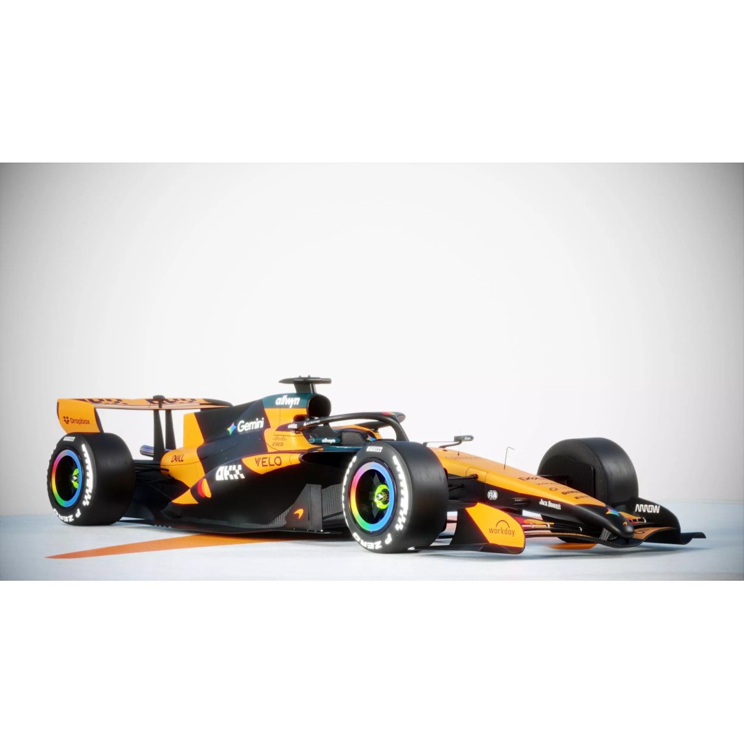 F1 McLaren MCL40 3D Model – PBR Racing Car with Textures, FBX, Blender - View 21
