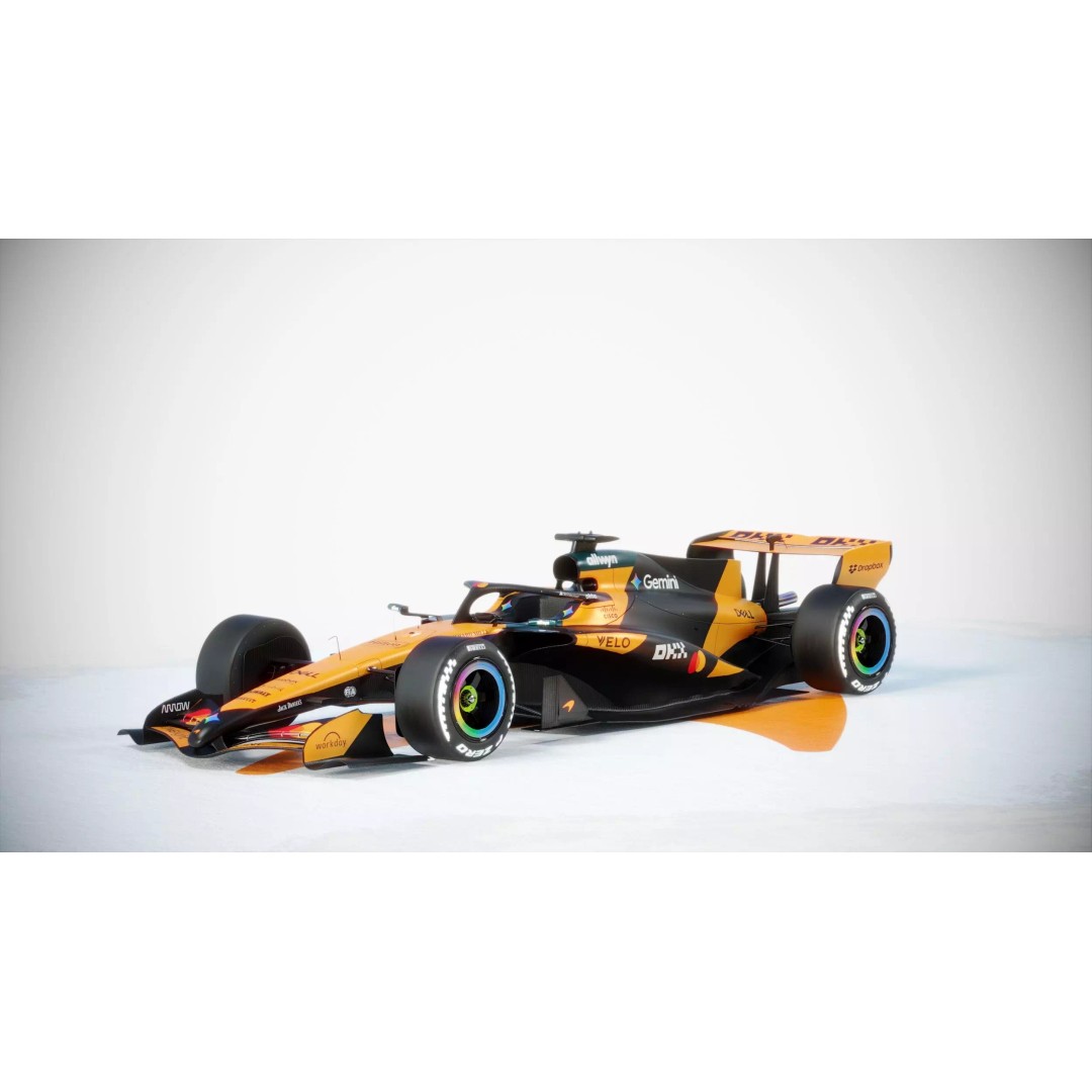 F1 McLaren MCL40 3D Model – PBR Racing Car with Textures, FBX, Blender - View 22