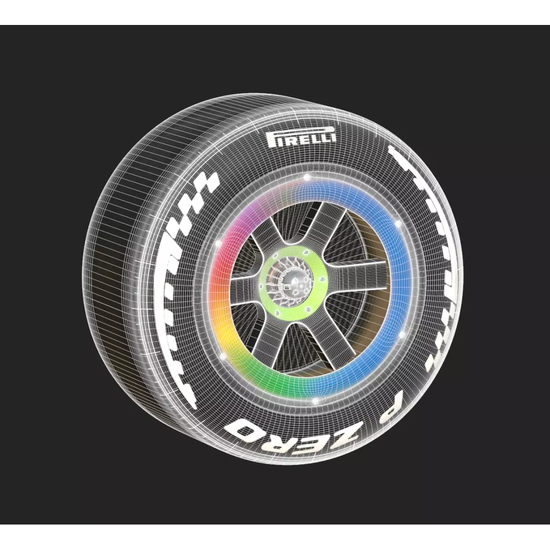 F1 McLaren MCL40 3D Model – PBR Racing Car with Textures, FBX, Blender - View 30