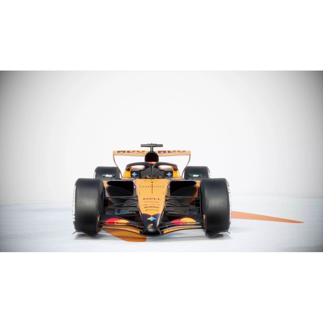 F1 McLaren MCL40 3D Model – PBR Racing Car with Textures, FBX, Blender - View 5