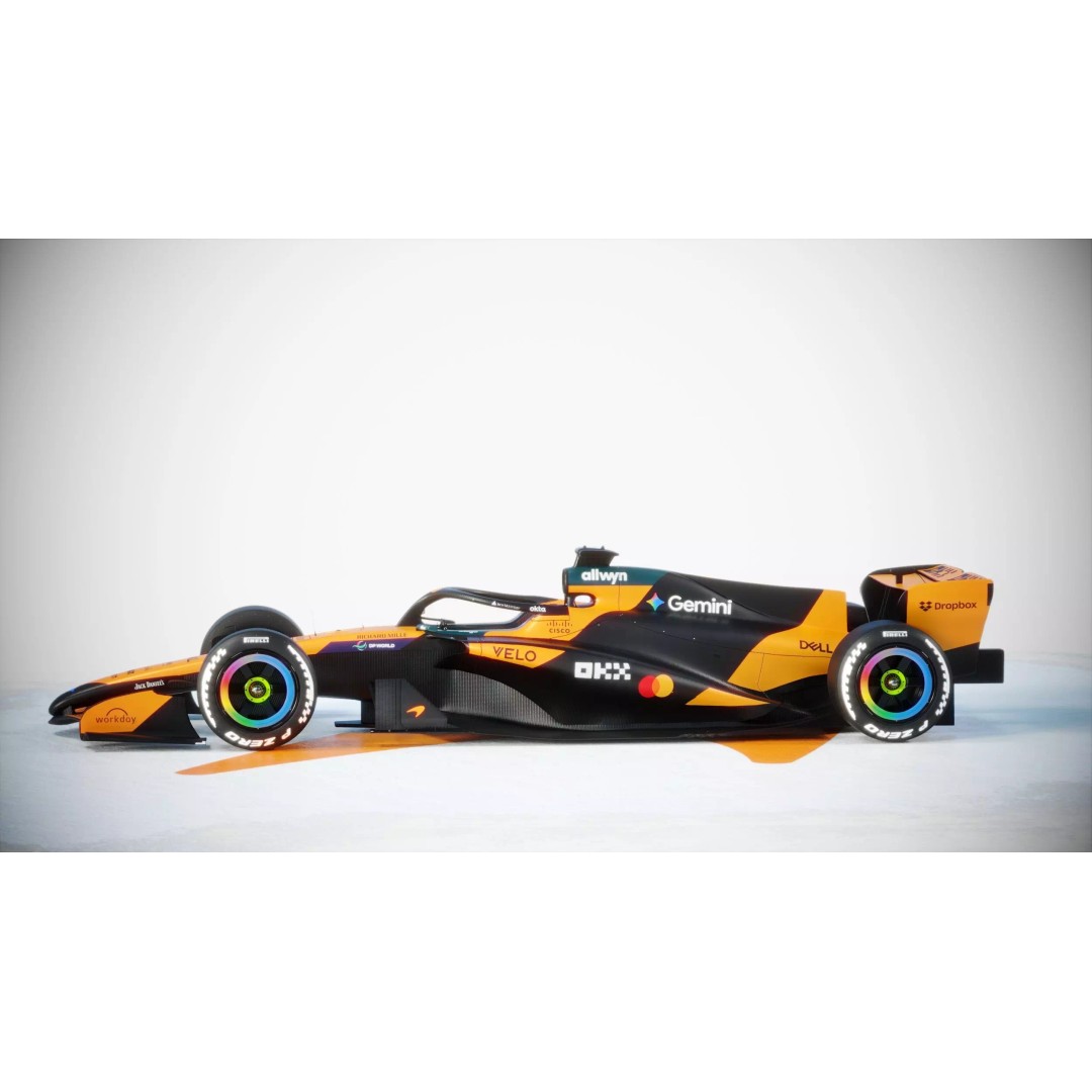 F1 McLaren MCL40 3D Model – PBR Racing Car with Textures, FBX, Blender - View 8