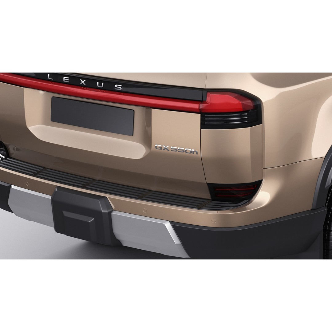 Lexus GX 2024 3D Model – High Poly SUV with Detailed Interior, FBX, OBJ, Blender - View 11