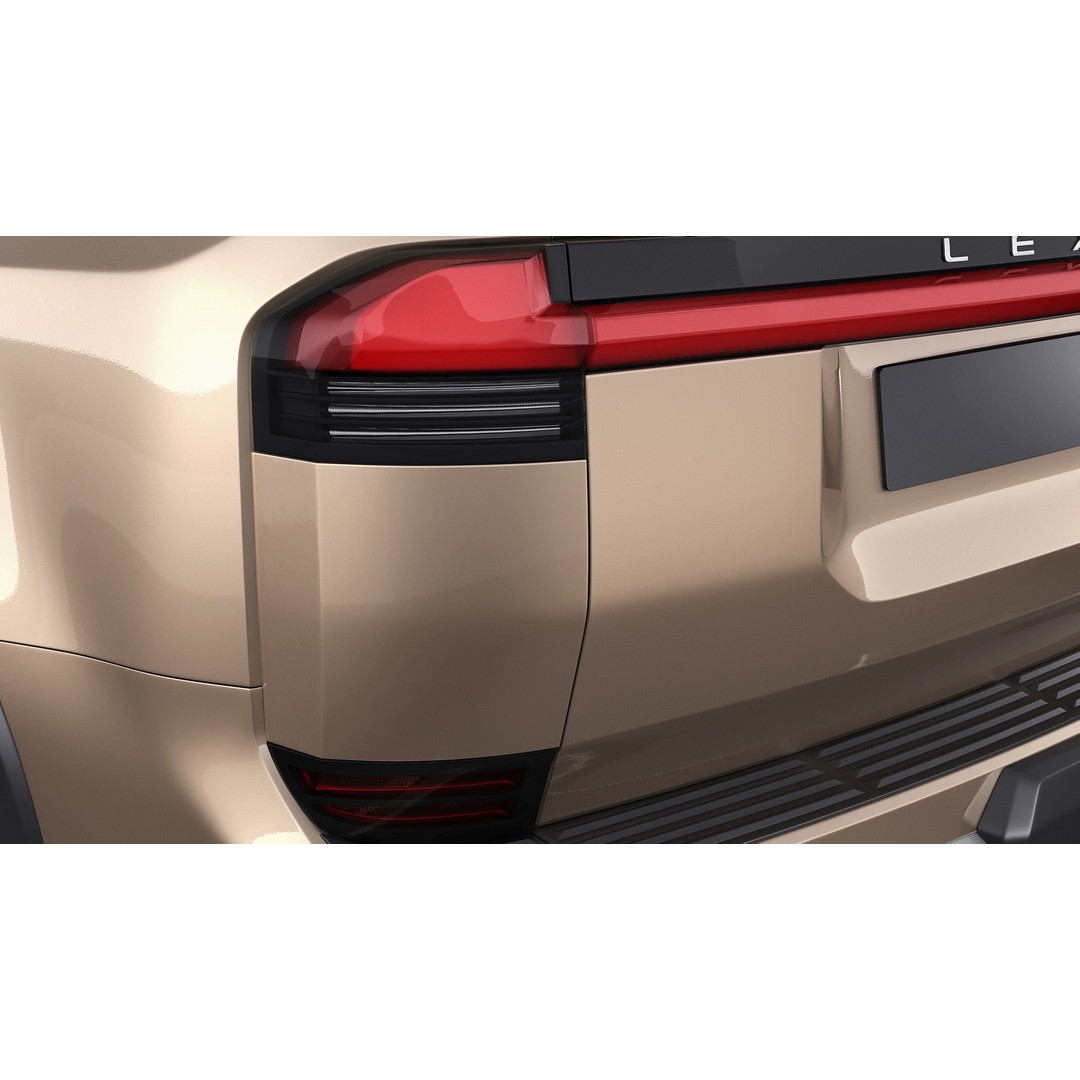 Lexus GX 2024 3D Model – High Poly SUV with Detailed Interior, FBX, OBJ, Blender - View 12