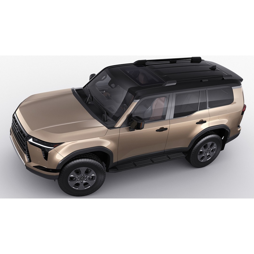 Lexus GX 2024 3D Model – High Poly SUV with Detailed Interior, FBX, OBJ, Blender - View 13