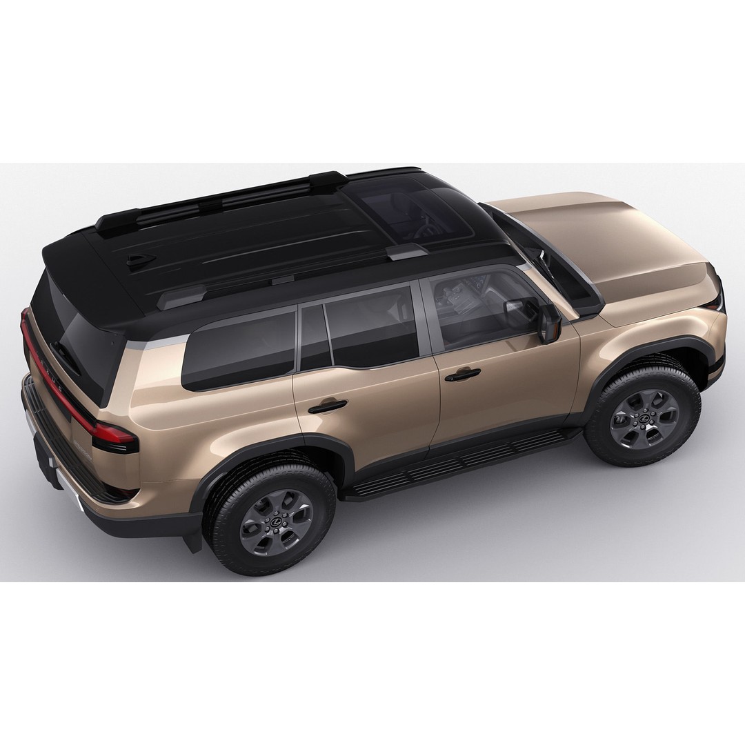 Lexus GX 2024 3D Model – High Poly SUV with Detailed Interior, FBX, OBJ, Blender - View 14