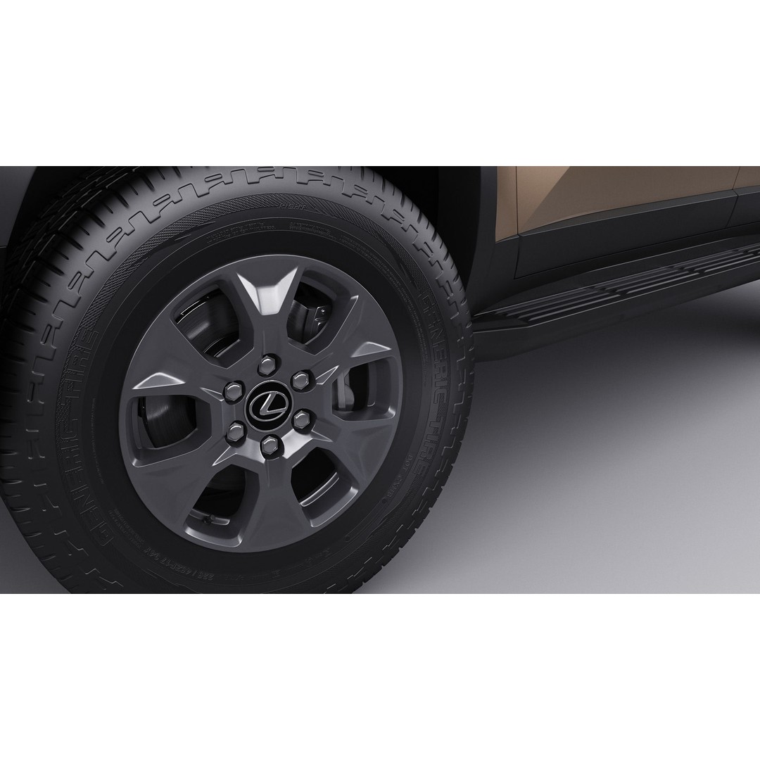 Lexus GX 2024 3D Model – High Poly SUV with Detailed Interior, FBX, OBJ, Blender - View 17