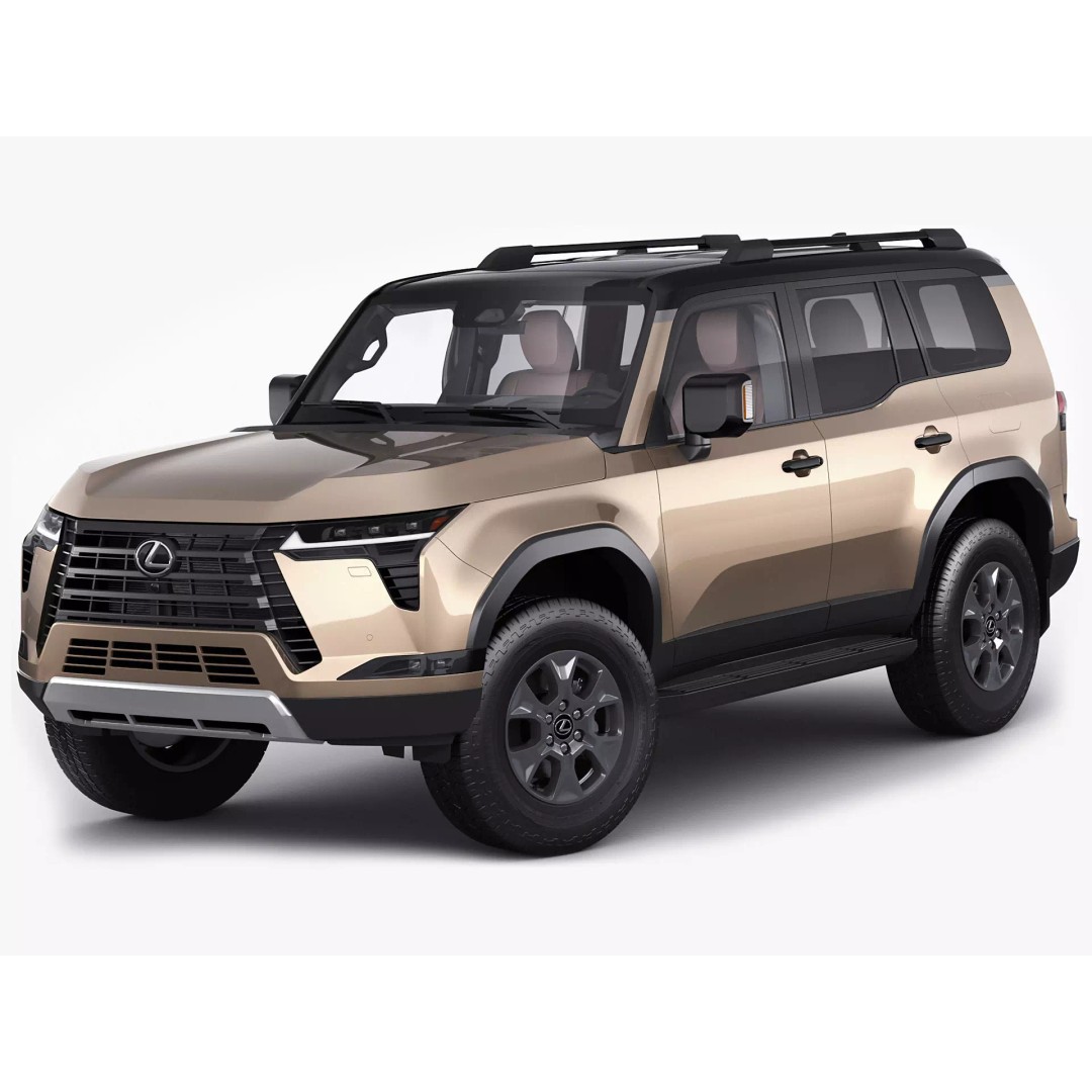 Lexus GX 2024 3D Model – High Poly SUV with Detailed Interior, FBX, OBJ, Blender - View 2