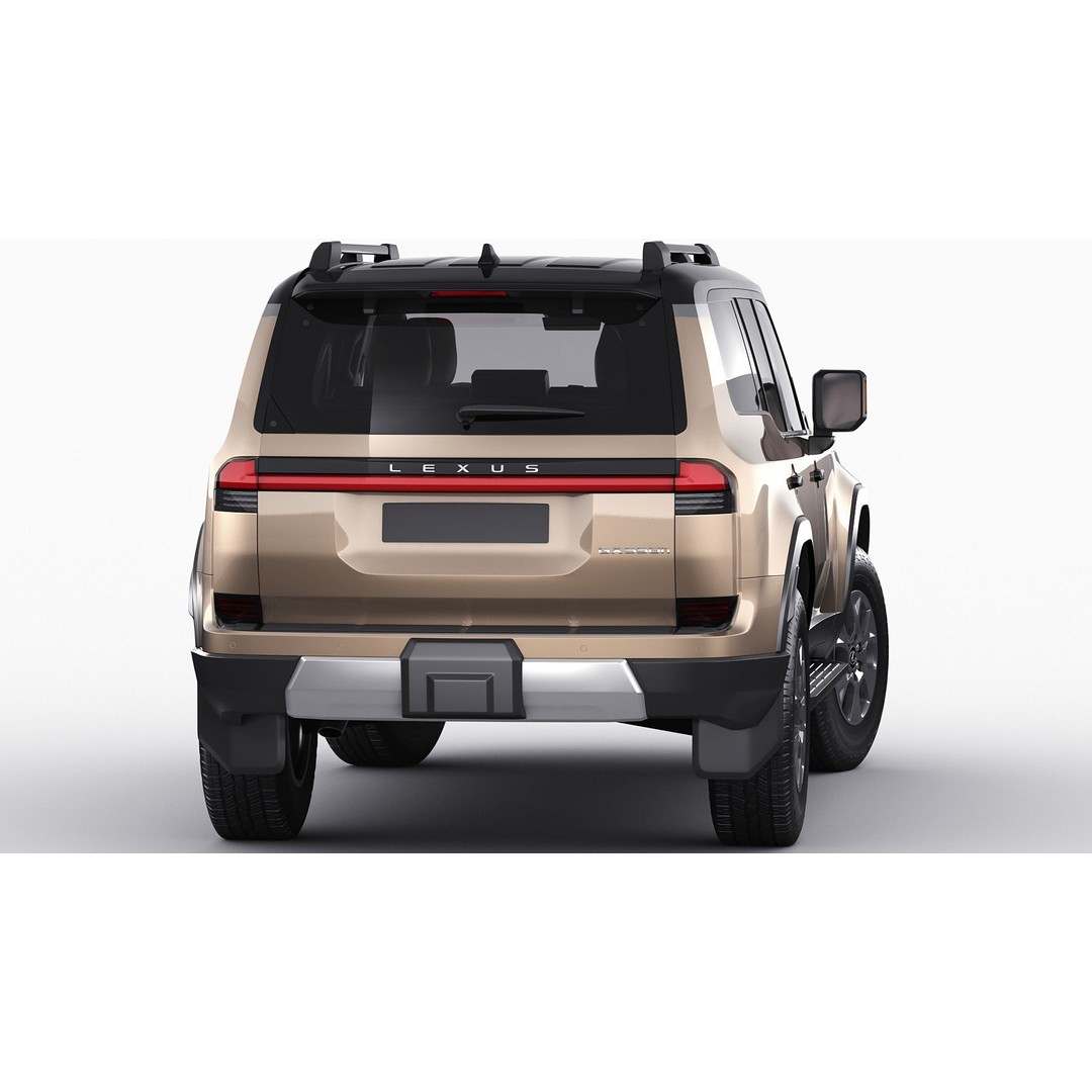Lexus GX 2024 3D Model – High Poly SUV with Detailed Interior, FBX, OBJ, Blender - View 20