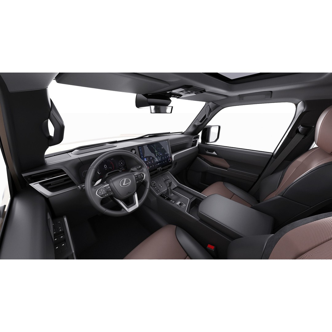 Lexus GX 2024 3D Model – High Poly SUV with Detailed Interior, FBX, OBJ, Blender - View 22