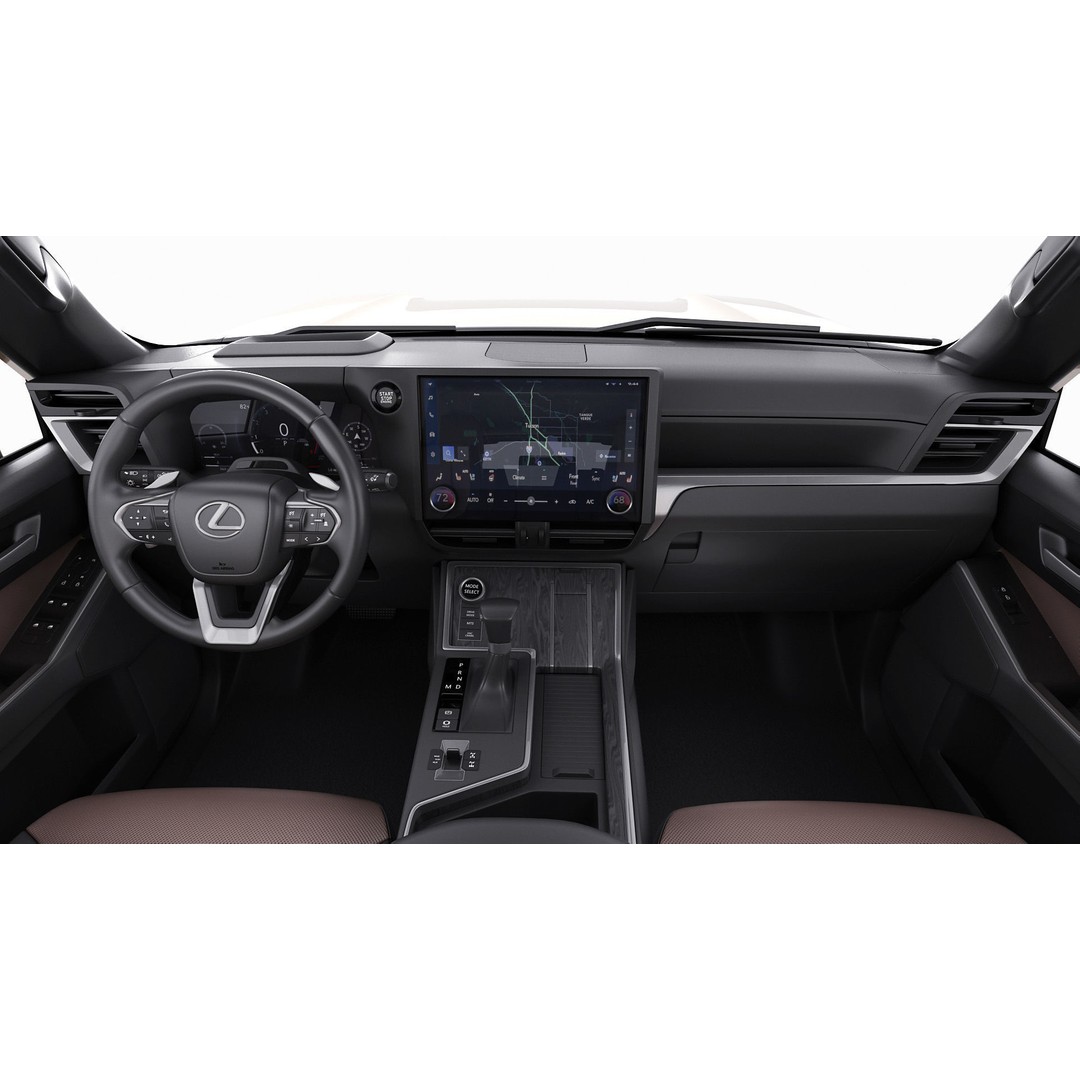 Lexus GX 2024 3D Model – High Poly SUV with Detailed Interior, FBX, OBJ, Blender - View 24