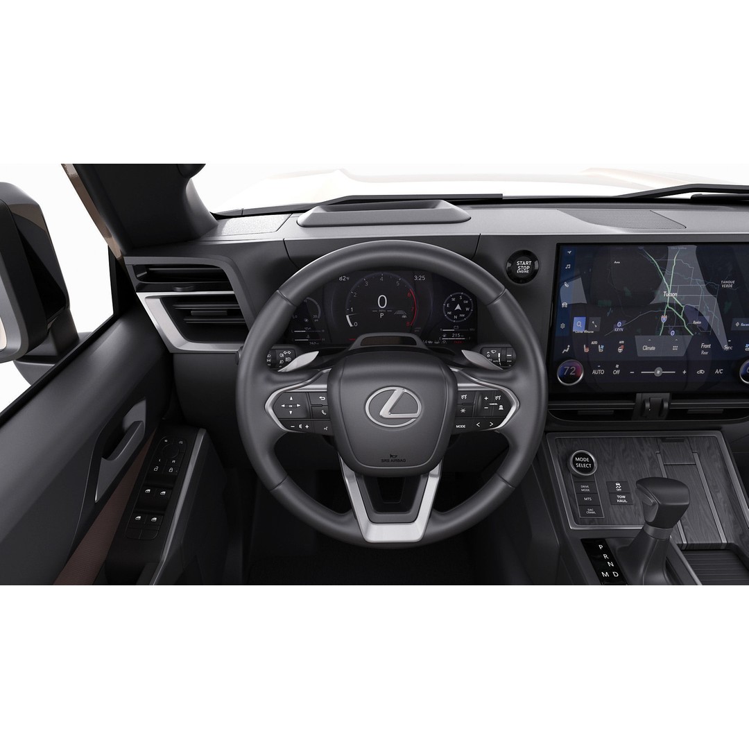 Lexus GX 2024 3D Model – High Poly SUV with Detailed Interior, FBX, OBJ, Blender - View 28