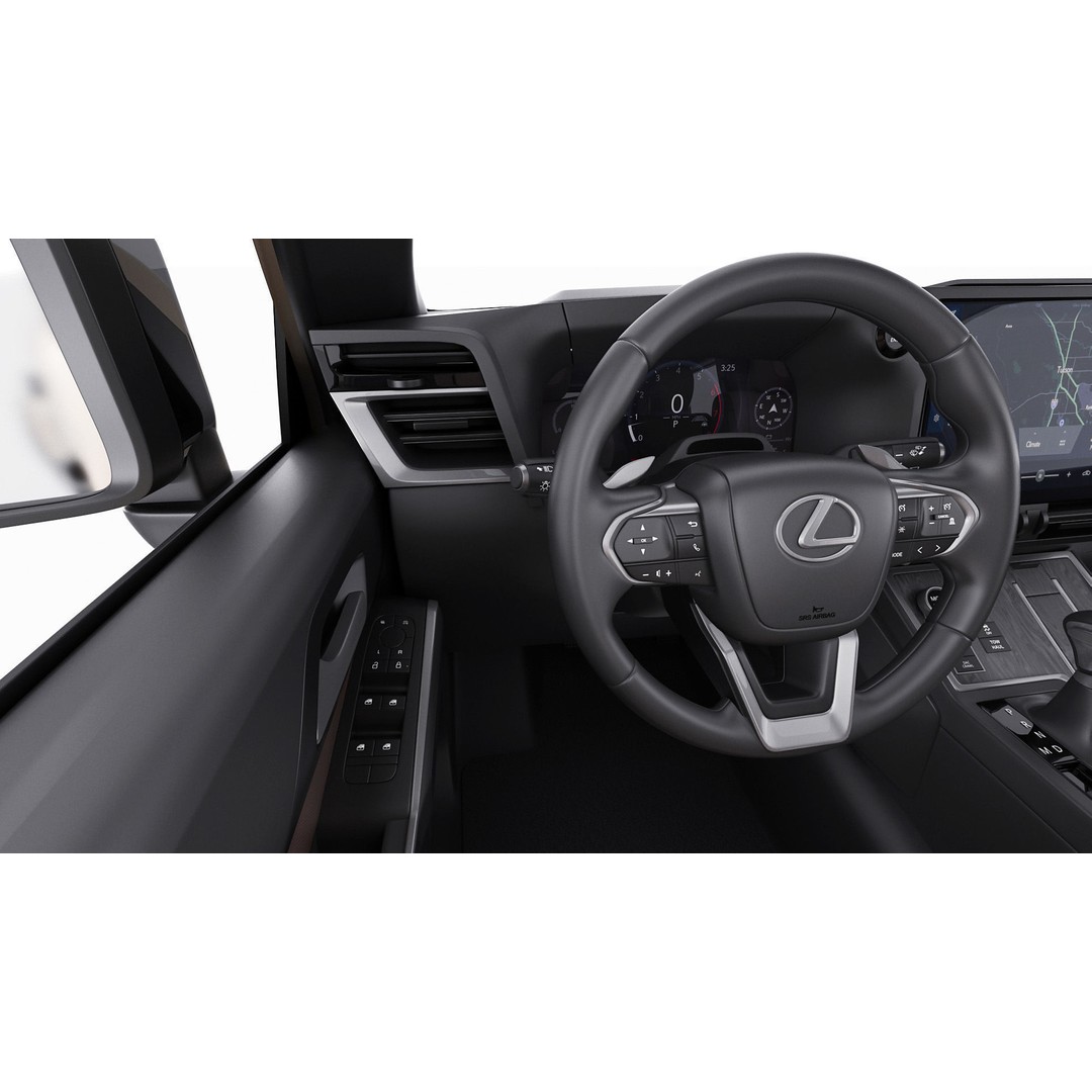 Lexus GX 2024 3D Model – High Poly SUV with Detailed Interior, FBX, OBJ, Blender - View 30