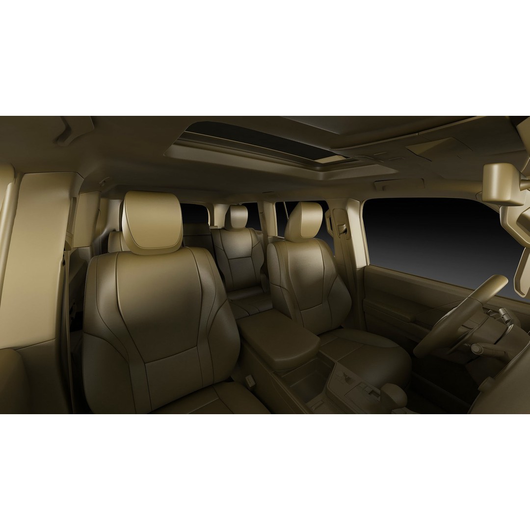 Lexus GX 2024 3D Model – High Poly SUV with Detailed Interior, FBX, OBJ, Blender - View 36