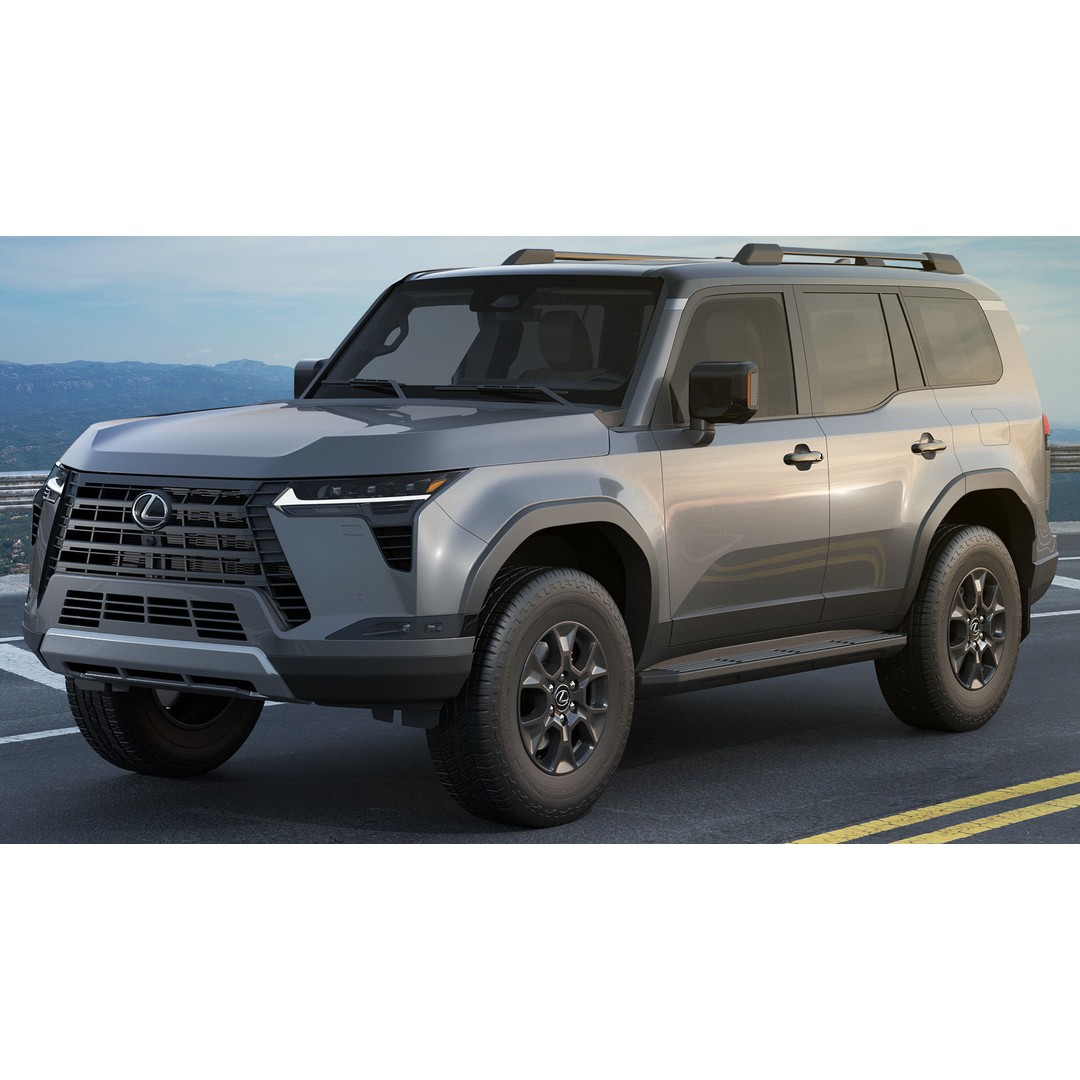 Lexus GX 2024 3D Model – High Poly SUV with Detailed Interior, FBX, OBJ, Blender - View 6