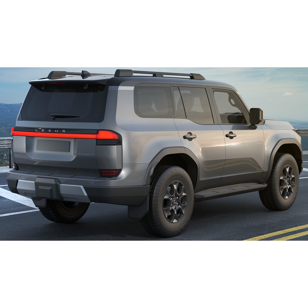 Lexus GX 2024 3D Model – High Poly SUV with Detailed Interior, FBX, OBJ, Blender - View 7