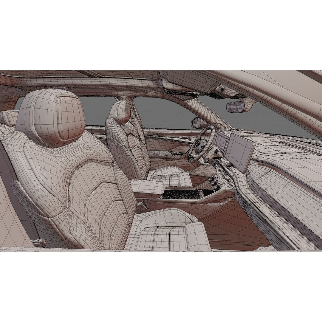 Skoda Kodiaq 2024 3D Model – Detailed SUV with Interior, FBX, OBJ