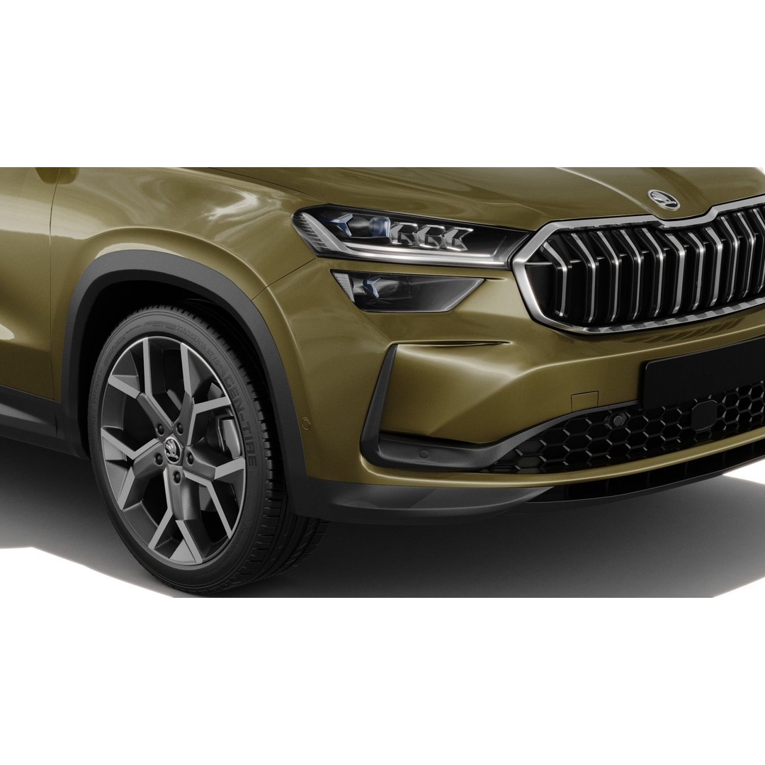 Skoda Kodiaq 2024 3D Model – Detailed SUV with Interior, FBX, OBJ - View 12