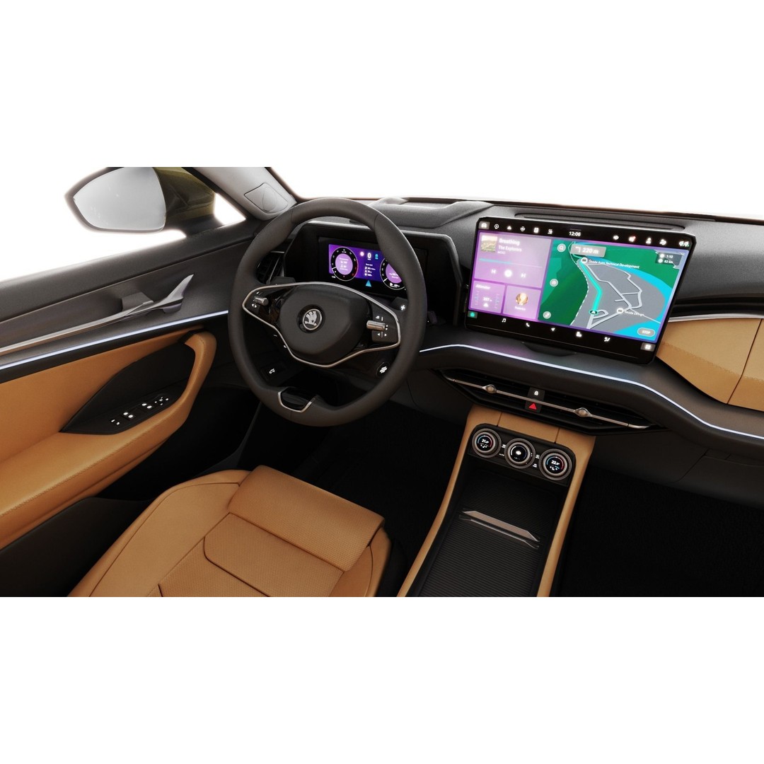 Skoda Kodiaq 2024 3D Model – Detailed SUV with Interior, FBX, OBJ - View 19