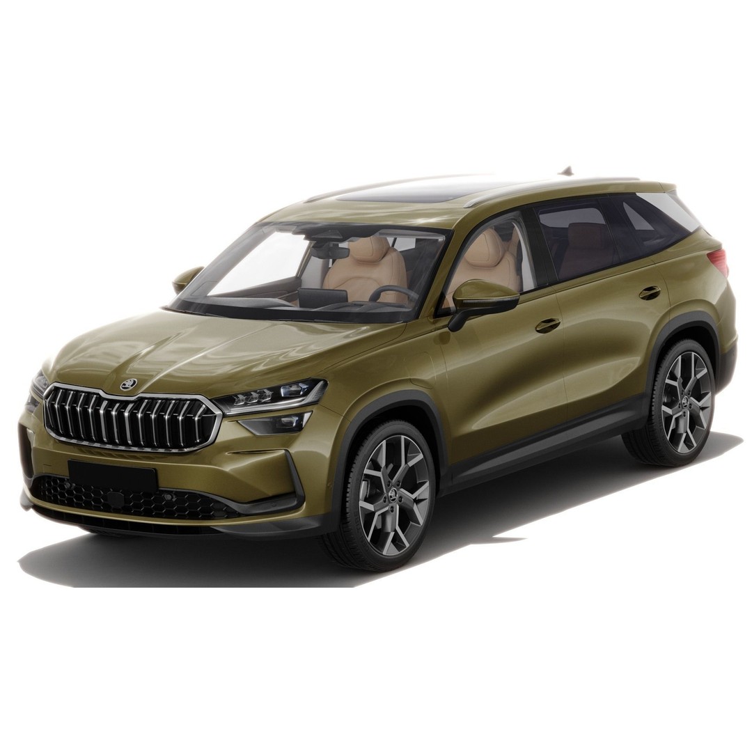 Skoda Kodiaq 2024 3D Model – Detailed SUV with Interior, FBX, OBJ - View 3