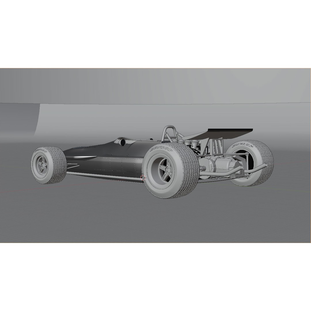 Matra MS80 3D Model – Classic Formula 1 Racing Car, PBR Textures