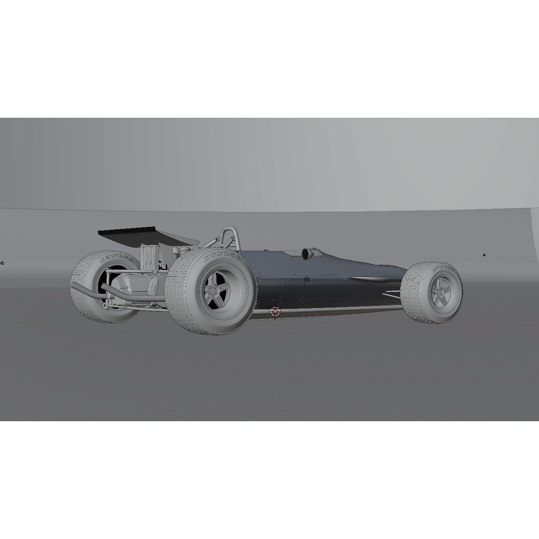 Matra MS80 3D Model – Classic Formula 1 Racing Car, PBR Textures - View 15