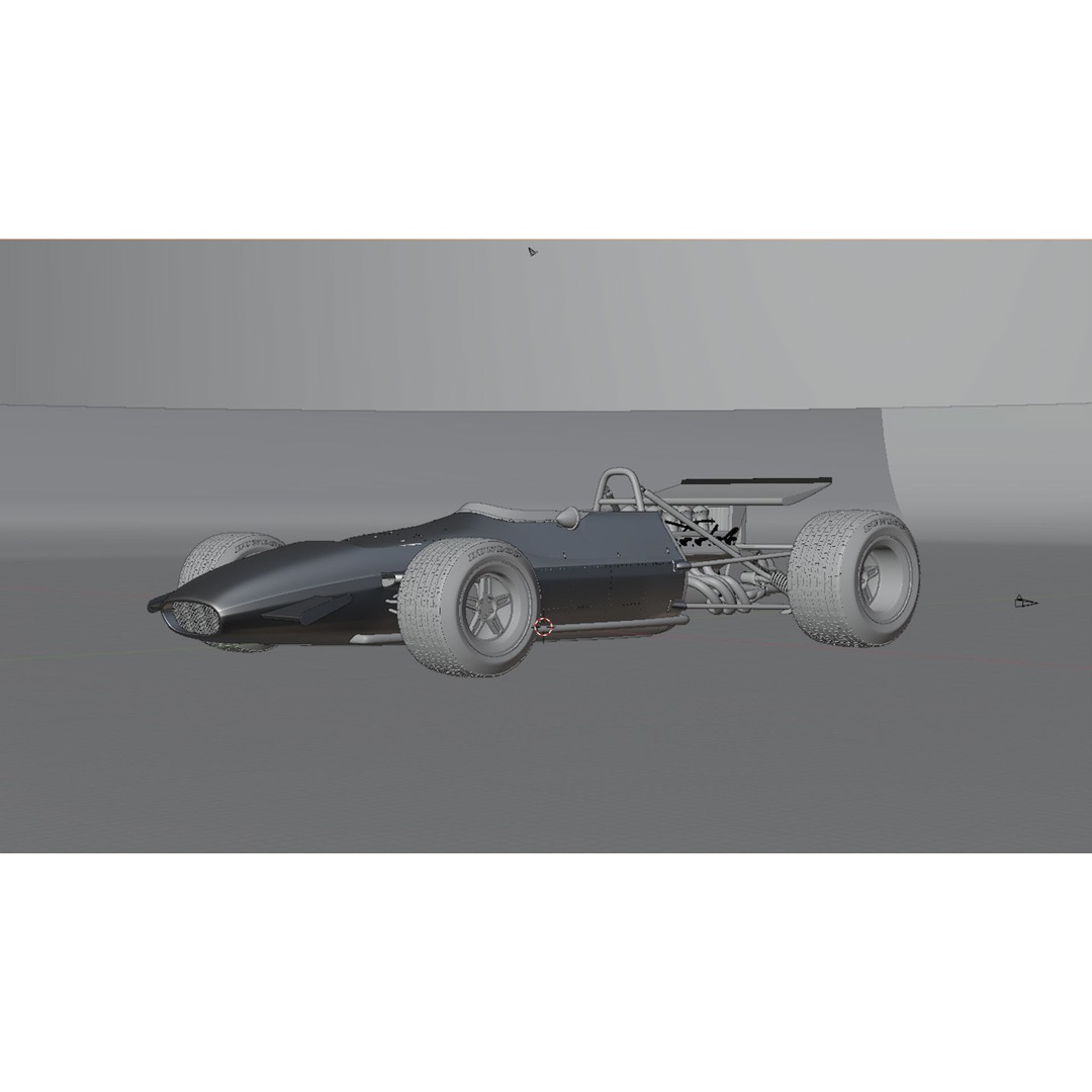 Matra MS80 3D Model – Classic Formula 1 Racing Car, PBR Textures - View 16