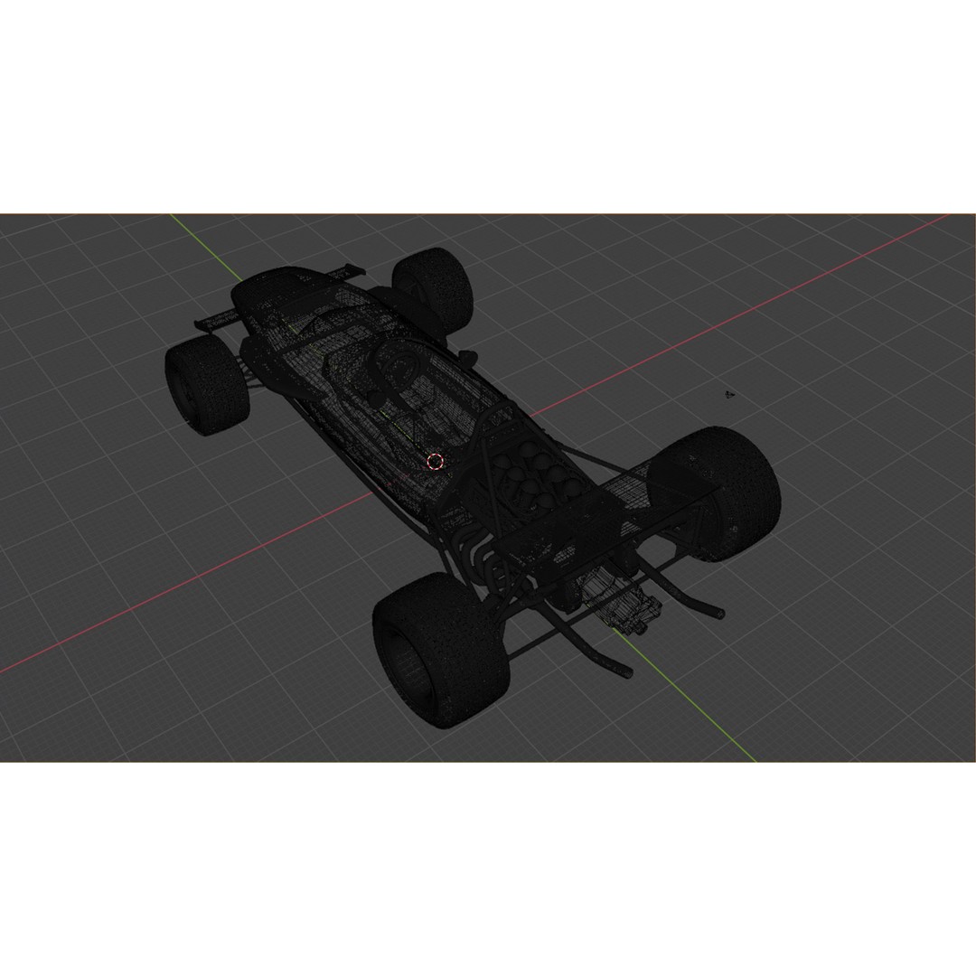 Matra MS80 3D Model – Classic Formula 1 Racing Car, PBR Textures - View 3
