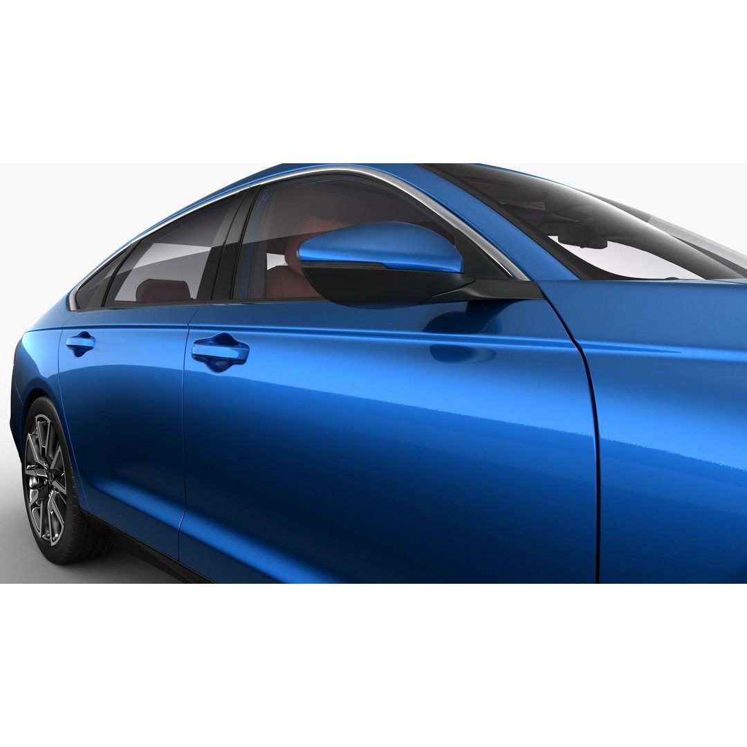 Honda Accord 2023 3D Model – Detailed Sedan with Rigged Interior, FBX, OBJ, Blender - View 18