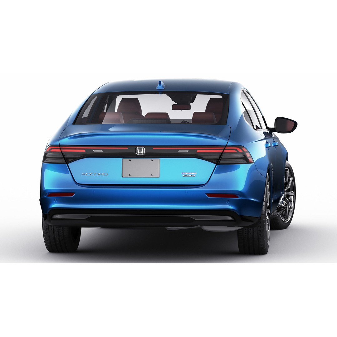 Honda Accord 2023 3D Model – Detailed Sedan with Rigged Interior, FBX, OBJ, Blender - View 20