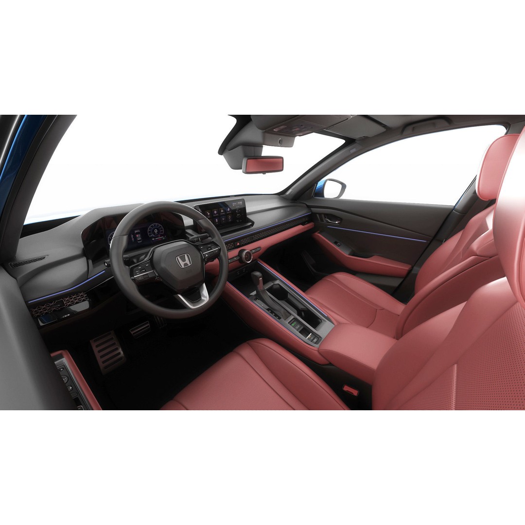 Honda Accord 2023 3D Model – Detailed Sedan with Rigged Interior, FBX, OBJ, Blender - View 22