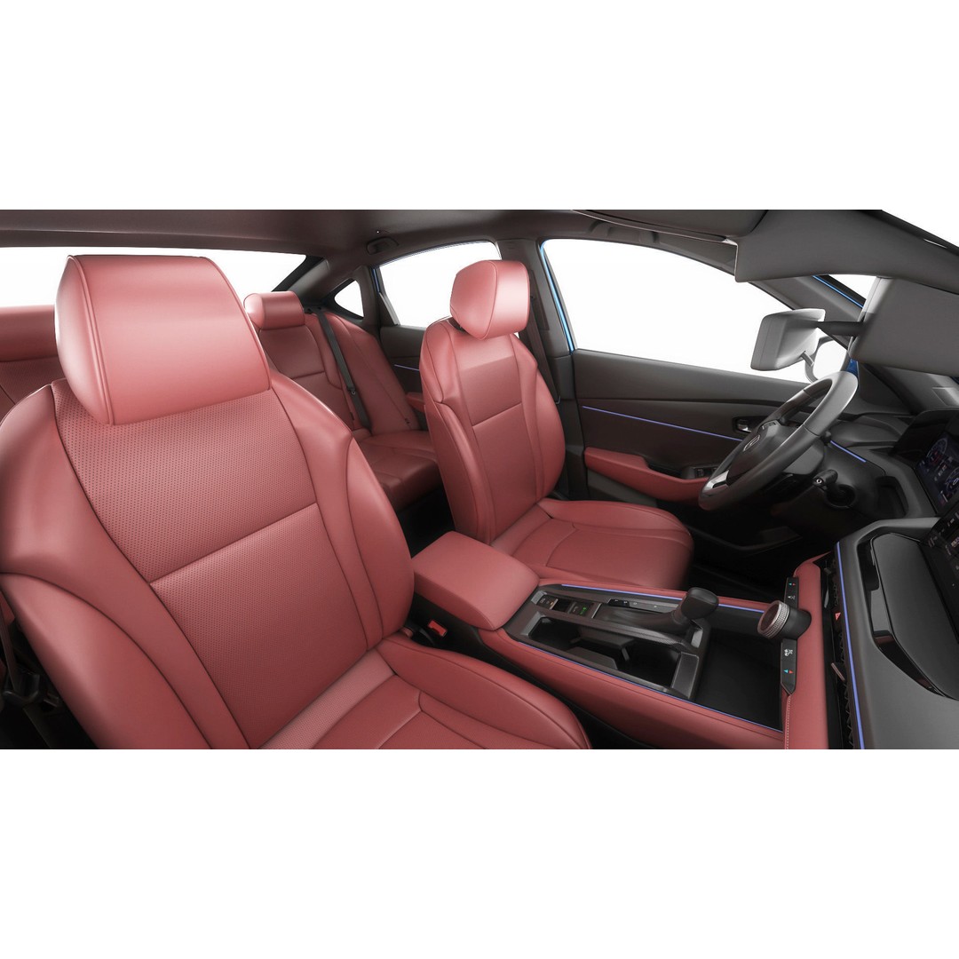 Honda Accord 2023 3D Model – Detailed Sedan with Rigged Interior, FBX, OBJ, Blender - View 23