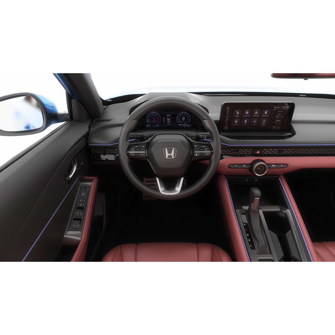 Honda Accord 2023 3D Model – Detailed Sedan with Rigged Interior, FBX, OBJ, Blender - View 26