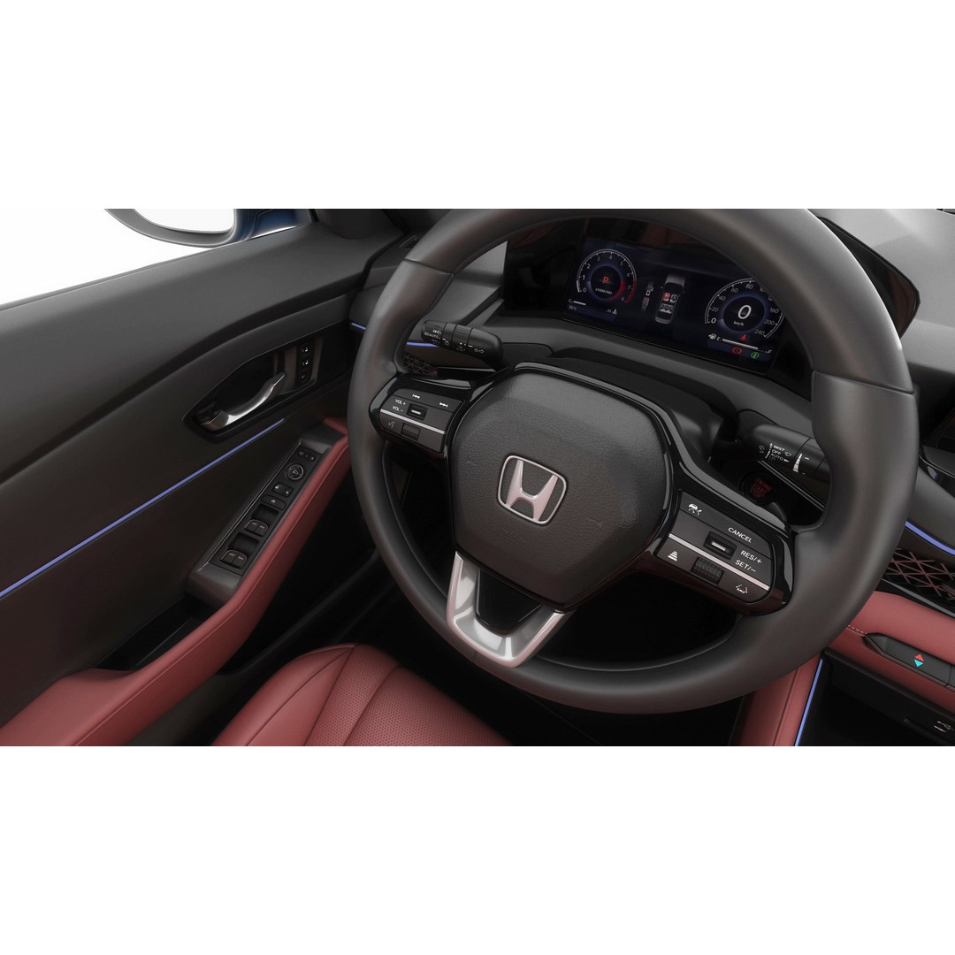 Honda Accord 2023 3D Model – Detailed Sedan with Rigged Interior, FBX, OBJ, Blender - View 28