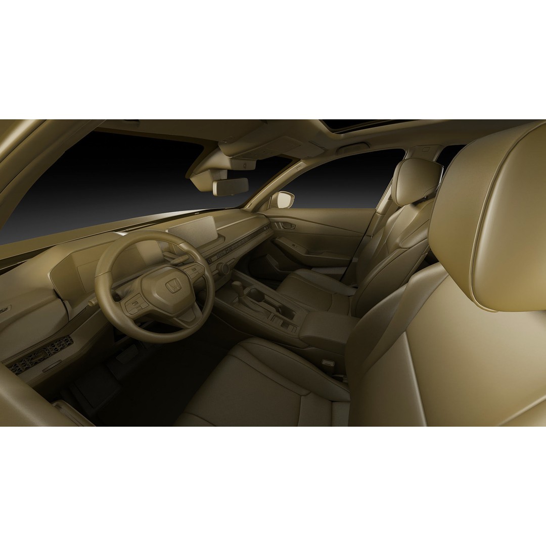 Honda Accord 2023 3D Model – Detailed Sedan with Rigged Interior, FBX, OBJ, Blender - View 35