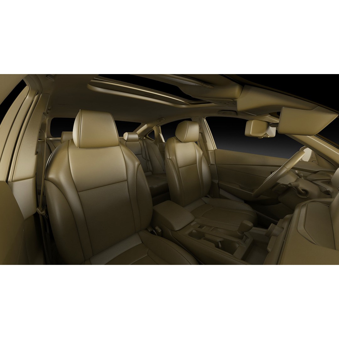 Honda Accord 2023 3D Model – Detailed Sedan with Rigged Interior, FBX, OBJ, Blender - View 36