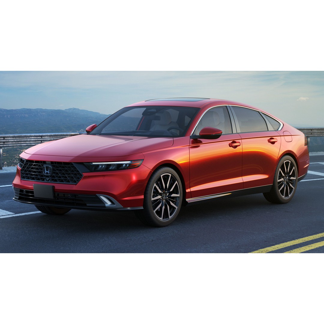 Honda Accord 2023 3D Model – Detailed Sedan with Rigged Interior, FBX, OBJ, Blender - View 6