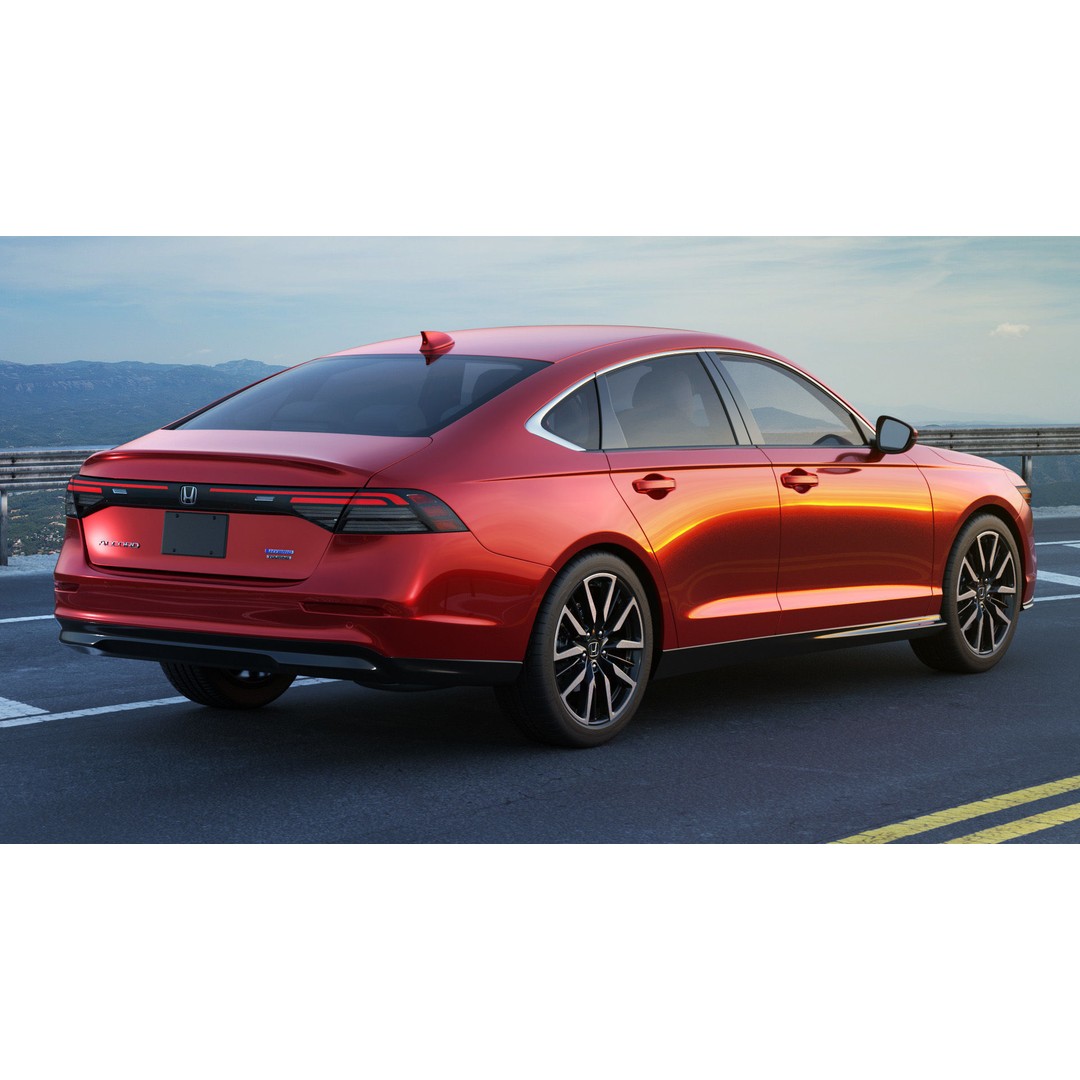 Honda Accord 2023 3D Model – Detailed Sedan with Rigged Interior, FBX, OBJ, Blender - View 7