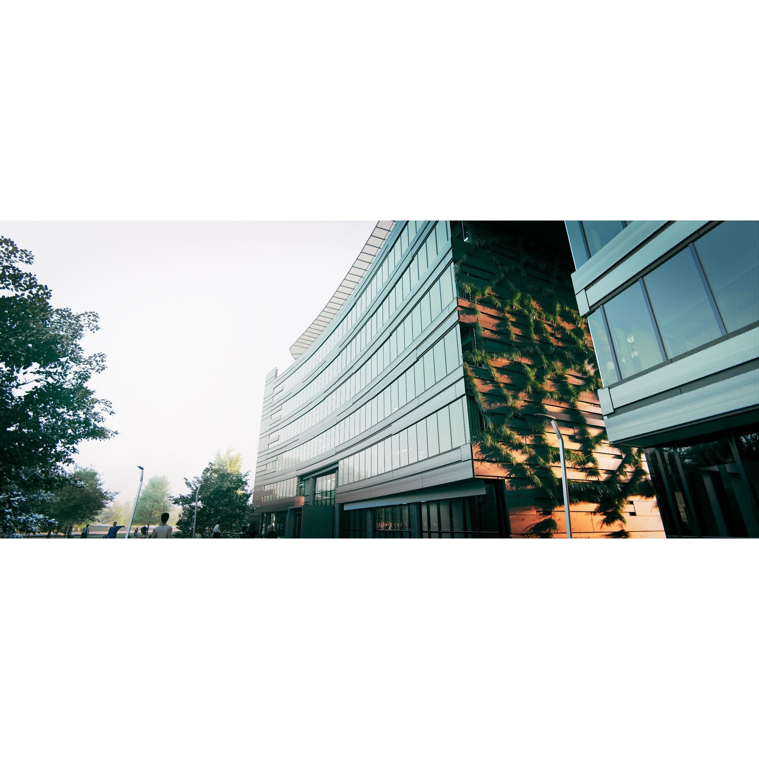 Glass Office Building - Day and Night 3D Model - View 15