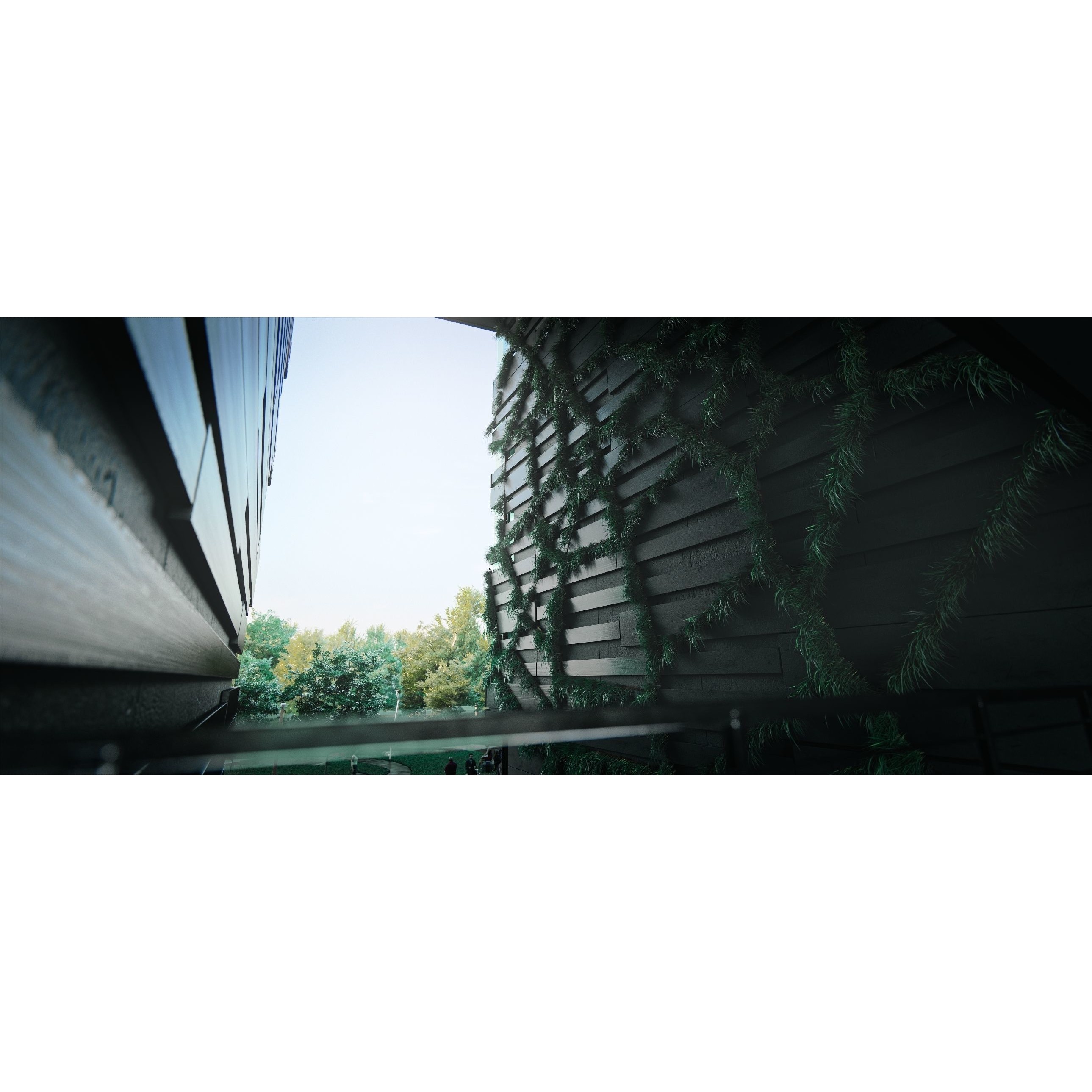 Glass Office Building - Day and Night 3D Model - View 24