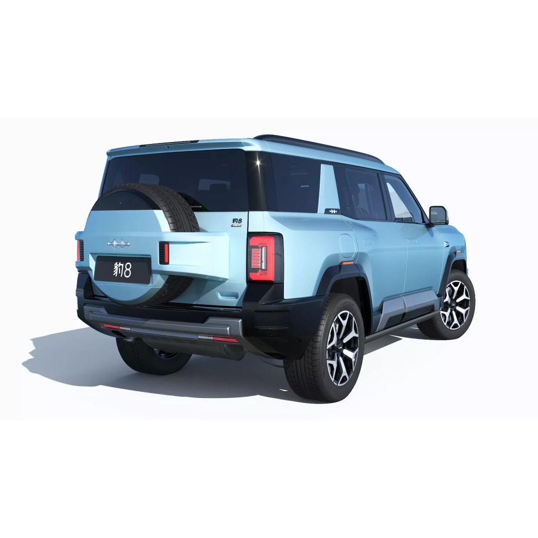2026 BYD Denza B8 3D Model – High Poly SUV, Game Ready, FBX, OBJ - View 10